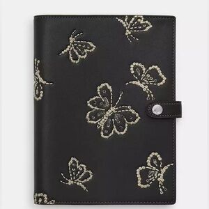 COACH NOTEBOOK WITH BUTTERFLY PRINT - NWT